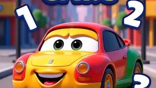 Learn with Cars 🚗 | Numbers, Colors & Traffic Lights for Kids