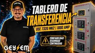 🛑Tablero de Transferencia Autom&aacute;tica 1000A | M&oacute;dulo Deepsea 7320 MK2 | Termomagnetico