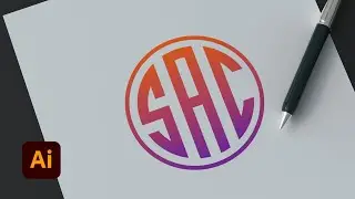 How to make circle logo with letter | Letters In Circle | Adobe Illustrator CC 2021