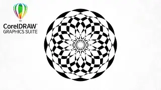 Mandala | Decoration | Corel DRAW tutorials | Shorts | 065