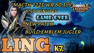 LING 2021 NEW PATCH !! New build,emblem,jungler!