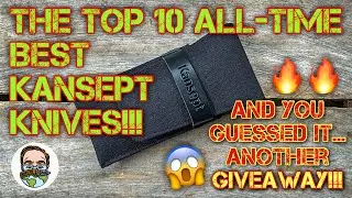 Top 10 All-Time Best Kansept Pocket Knives!! And you guessed it&hellip; ANOTHER GIVEAWAY!!! 😏🙌🏼🔥