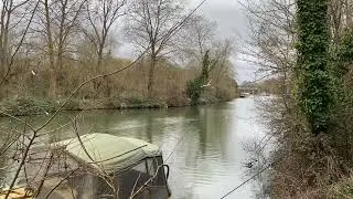 Walking along the Medway river