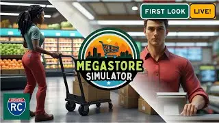 Megastore Simulator First Look Live! - It's New Release Day!  Episode 1