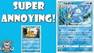 New Golduck Snipes for 90 & Locks You Out of All Trainers! (Pokemon TCG)