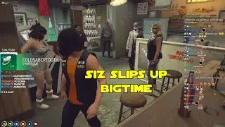 Siz slips up bigtime + chat reaction l NoPixel GTA V RP