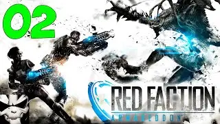 Прохождение Red Faction: Armageddon. Часть 2. Поменял Fov, Хэйл в пауке, на барже по лаве