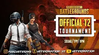 Veteranation official T2 Tournament    ,MAP : ERANGEL ,Caster:- VTN I RAIDER