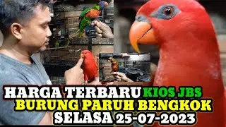 HARGA BURUNG PARUH BENGKOK DAN BURUNG OCEHAN DIKIOS JBS PASAR BURUNG PRAMUKA