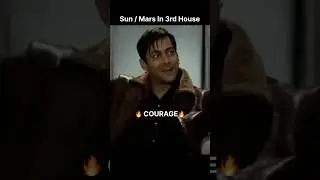 Sun Or Mars In 3rd House Gives Courage