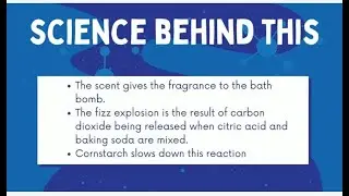 Soap Bomb or Bath Bomb Making. Experiment for Curious Kids