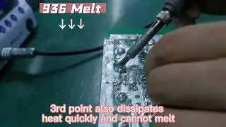 Soldering test | 936 Soldering Station VS Hi-450 High-Frequency Soldering Station