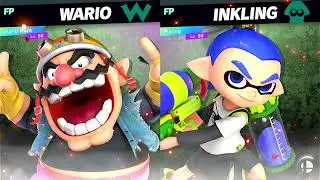 Super Smash Bros Ultimate Amiibo Fights Wario vs the World EX vs Inkling
