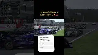 Le Mans Ultimate o Autoscontro? 💥🏎️ #lemansultimate #racing #simracing #simracingitalia