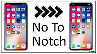 How To Remove iPhone X Notch | Free