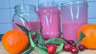 How to make Meal Replacement Smoothie with Cranberry fruits for weight loss
