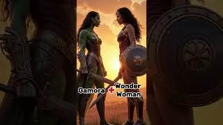 Marvel x DC Fusion - AI Video Magic  #ai #shorts #viralvideo