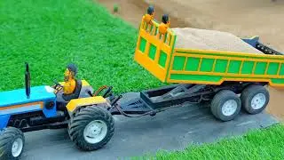 DIY Mini Truck Builds Strong Cement Bridge Creative Engineering Construction Project