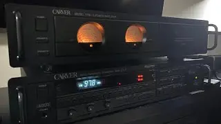 Carver TFM 15 & CT 17 #carver #vintageaudio #stereo #preamp #poweramplifier #polkaudio #preamplifier