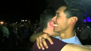 Surprise same-sex marriage proposal in front of 