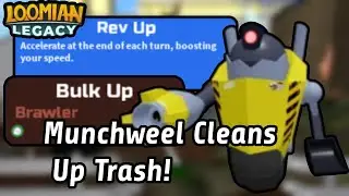 Munchweel Cleans Up Trash! | Loomian Legacy Showcase