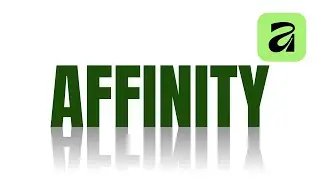 Como Fazer o Efeito de Reflexo no Affinity (Texto e Objetos)