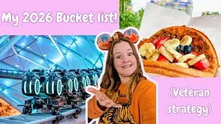 My Ultimate WDW Food & Ride Bucket List (Maximising the Free Dining Plan!)