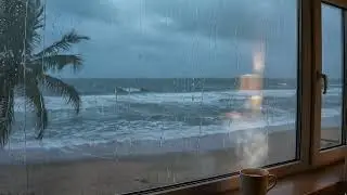 Fall Asleep With Relaxing Wave Sounds at Night, Low Pitch Ocean Music for Deep Sleeping
