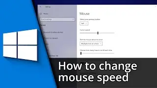 How to change mouse speed in Windows ✅ Tutorial