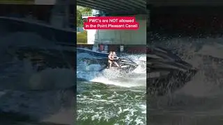 HE was NOT EXPECTING to see THIS in the Point Pleasant Canal! 😂 | Jersey Boats