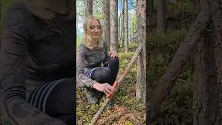 SIMPLE Squirrel Snare 🐿 #survival #bushcraft #trap #lifehacks