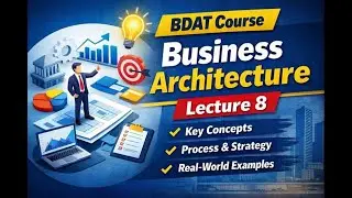 08 BDAT  Business Architecture – Concepts & Explanation