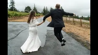 Rainy Salem Oregon Winery Wedding Highlight Video