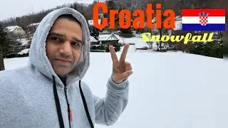 Merry Christmas from Croatia/सुंदर से देश क्रोएशिया में बर्फबारी.
