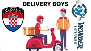 CROATIA DELIVERY BOYS/BIKE RIDERS DEMAND #croatia @wonderenterprises