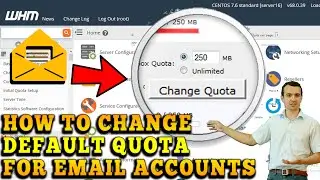 How to change default quota for Email Accounts in WHM?