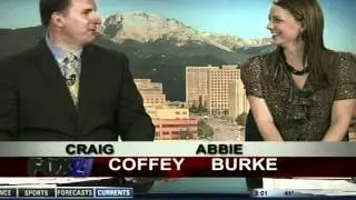 Intro blooper on FOX21 Morning News