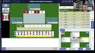 BBO Weekly Free Instant Tournament...Could do better!