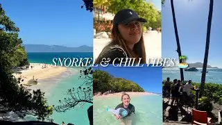 Fitzroy Island Adventure 🌴 Snorkeling + Glass Boat + Chill by the Beach