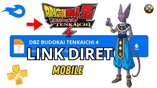 Saiu! ✅ Dragon Ball Z Budokai Tenkaichi 4 Para Mobile (PPSSPP) - COMO JOGAR DRAGON BALL NO CELULAR