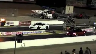 C7 Z06 Runs 12.37ET 121MPH @ LVMS Showcase Event