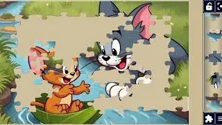 Tom and jerry Enjoy  pool  Happy Mood //Mind Fresh Puzzle 🧩 Palace//Puzzle piece 🧩 Collection//
