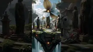 Echoes of the Floating Gardens#ai #aiart #aifilm #epicspace #scifi #hoverboard #megastructure