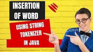 Insertion of Word Using String Tokenizer in Java #java #programming #string
