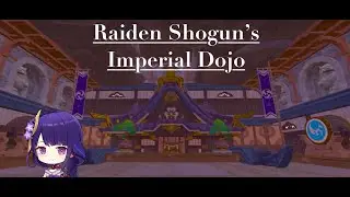 Raiden Shogun's Imperial Dojo | 'Floating Abode' Serenitea Pot | Genshin Impact Showcase/Tutorial