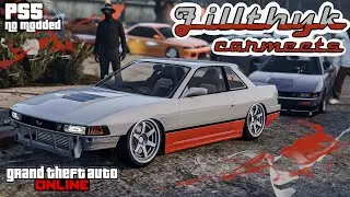 GTA 5 Online Carmeet PS5 no modded cars |park ups|cut ups|sliding join up!