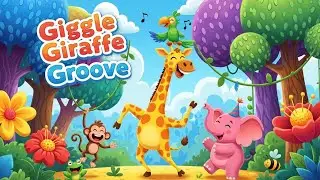 Giggle Giraffe Groove 🦒🎶 | Fun Dance Song for Kids | Happy Tale & Tune