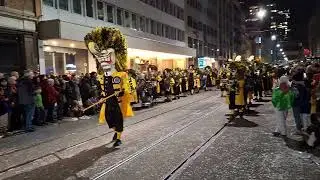 Basler Fasnacht 2024 8/12    Impressionen vom Sternmarsch Guggenmusik am Dienstag Abend