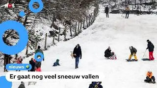 Vannacht opnieuw code oranje door sneeuw