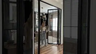 #homeoffice glass door project #diy #homedecor #homeinspo #interiordesign #interiorinspo #diyproject